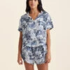 Toile De Jouy Pure Silk Boxer PJ Set