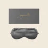 Audrey Boxed Mulberry Silk Eye Mask -Claudia Sale Shop 18138 14 AudreyBoxedSilkSleepEyeMask Slate 0001