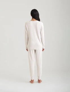 Feather Soft Long Sleeve Top -Claudia Sale Shop 19032 149 FeatherSoftLSTop Ecru 0004