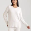 Feather Soft Long Sleeve Top -Claudia Sale Shop 19032 149 FeatherSoftLSTop Ecru 0005