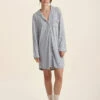 Kate Modal Soft Nightshirt 1 Kate Modal Soft Nightshirt -Claudia Sale Shop 20230 965 KateModalSoftNightshirt GreyandWhiteStripe 0001