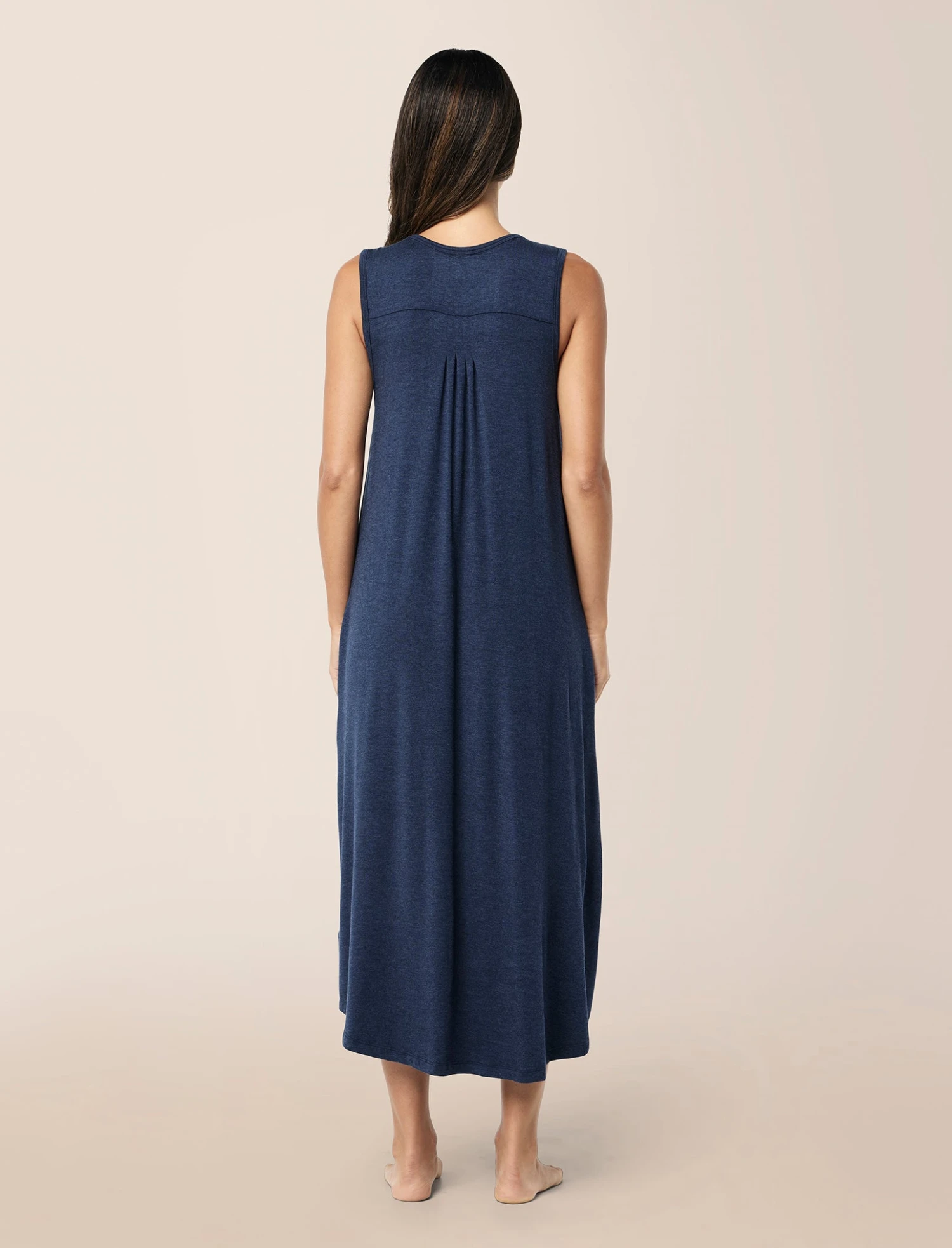 Kate Modal Soft Pleat Front Maxi Nightgown 9 Kate Modal Soft Pleat Front Maxi Nightgown - Image 7