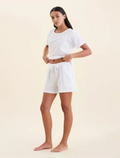 Jada Organic Cotton Knit Boxer 10 Jada Organic Cotton Knit Boxer -Claudia Sale Shop 21154 19 JadaOrganicCottonKnitBoxer White 0008