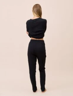 Jada Organic Cotton Knit Jogger 10 Jada Organic Cotton Knit Jogger -Claudia Sale Shop 21155 11 JadaOrganicCottonKnitJogger Black 003
