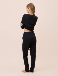 Jada Organic Cotton Knit Jogger 9 Jada Organic Cotton Knit Jogger -Claudia Sale Shop 21155 11 JadaOrganicCottonKnitJogger Black 004
