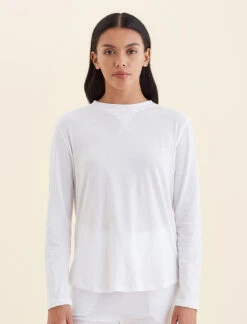 Jada Organic Cotton Long Sleeve Knit Tee