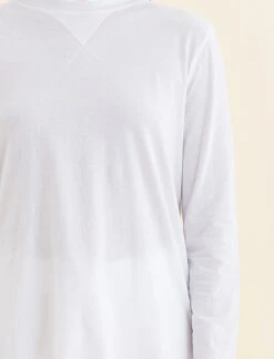 Jada Organic Cotton Long Sleeve Knit Tee -Claudia Sale Shop 21266 19 JadaOrganicCottonKnitLSTee White 0017