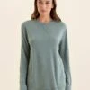 Kate Modal Soft Long Sleeve Tee -Claudia Sale Shop 21521 102 KateModalSoftLongSleeveTee Moss 009