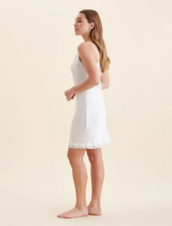 Camille Silk Lace Mini Slip -Claudia Sale Shop 22112 43 CamilleSilkLaceMiniSlip Ivory 0004