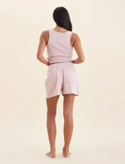 Buy 2 For $70 | Milla Rib Pull On Short -Claudia Sale Shop 23034 38 MillaRibPullonShort PapinellePink 0007