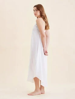 Swiss Dot Lace Trim Maxi Nightie 12 Swiss Dot Lace Trim Maxi Nightie -Claudia Sale Shop 23055 19 SwissDotMaxiNightie White 0004 367ac378 168a 4a6f bd1a 205ef05ca88a