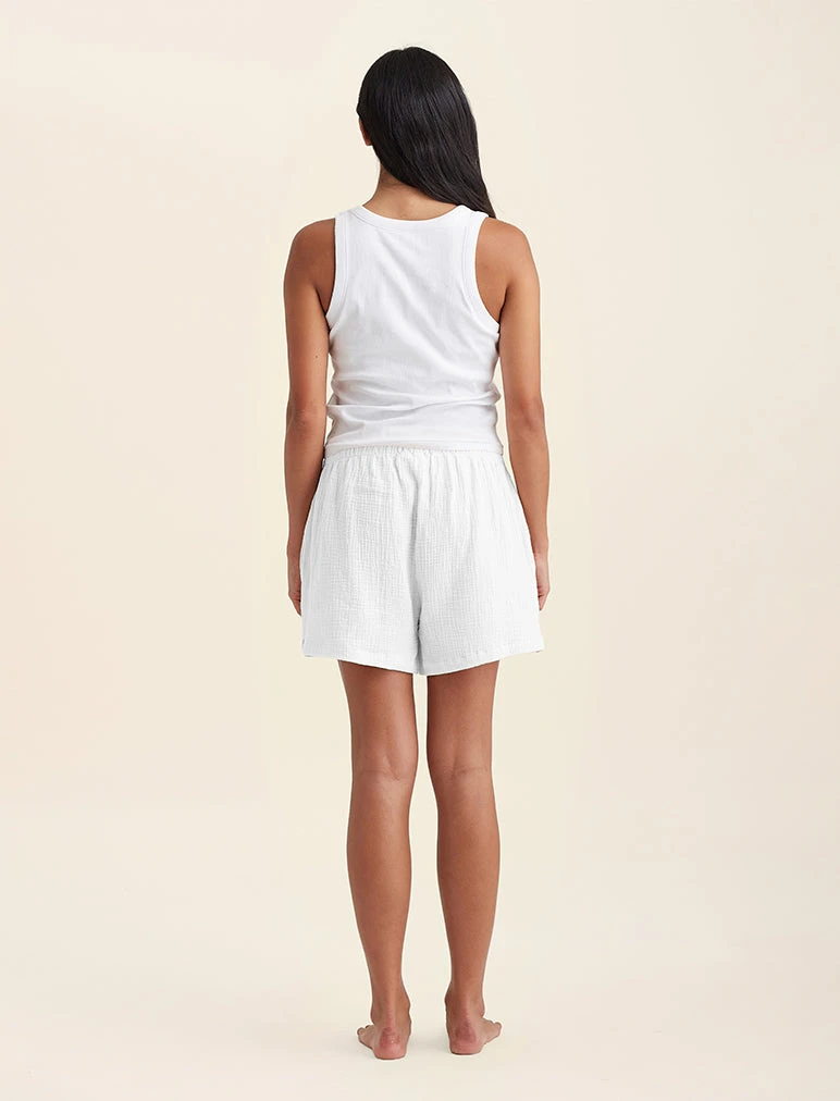 Ashley Textured Cotton Oversized Boxer Short 7 Ashley Textured Cotton Oversized Boxer Short - Image 5
