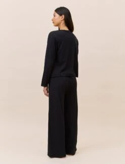 Jada Organic Cotton Boxy Long Sleeve Tee -Claudia Sale Shop 23411 11 JadaOrganicCottonBoxyLSTee Black 006