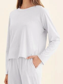 Jada Organic Cotton Knit Long Sleeve Boxy Tee -Claudia Sale Shop 23411 38 JadaOrganicCottonBoxyLSTee PapinellePink 0009 ec88bc38 9a06 4cef a747 5d87aff5e258