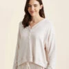 Feather Soft Boxy Top -Claudia Sale Shop 23448 118 FeatherSoftBoxyLSTop Almond 0006