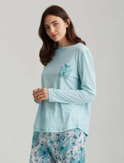 Megan Hess Butterfly Long Sleeve Print Tee 9 Megan Hess Butterfly Long Sleeve Print Tee -Claudia Sale Shop 23710 116 ButterflyOrganicCottonLSPrintTee SereneBlue 1327