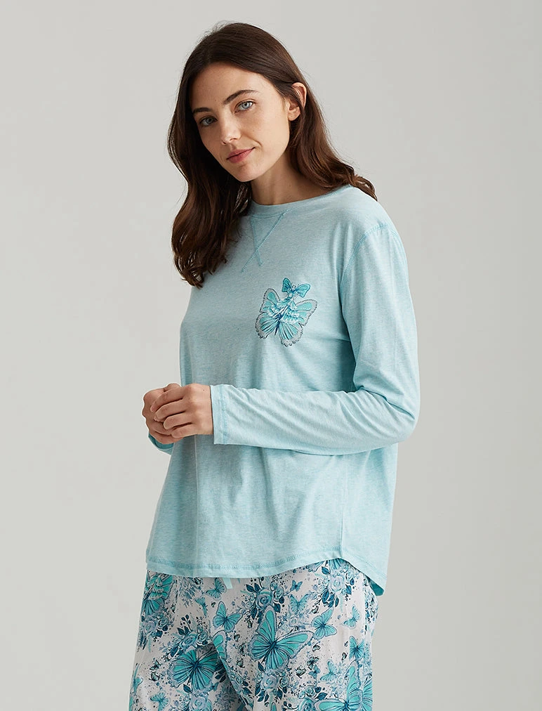 Megan Hess Butterfly Long Sleeve Print Tee 6 Megan Hess Butterfly Long Sleeve Print Tee - Image 4