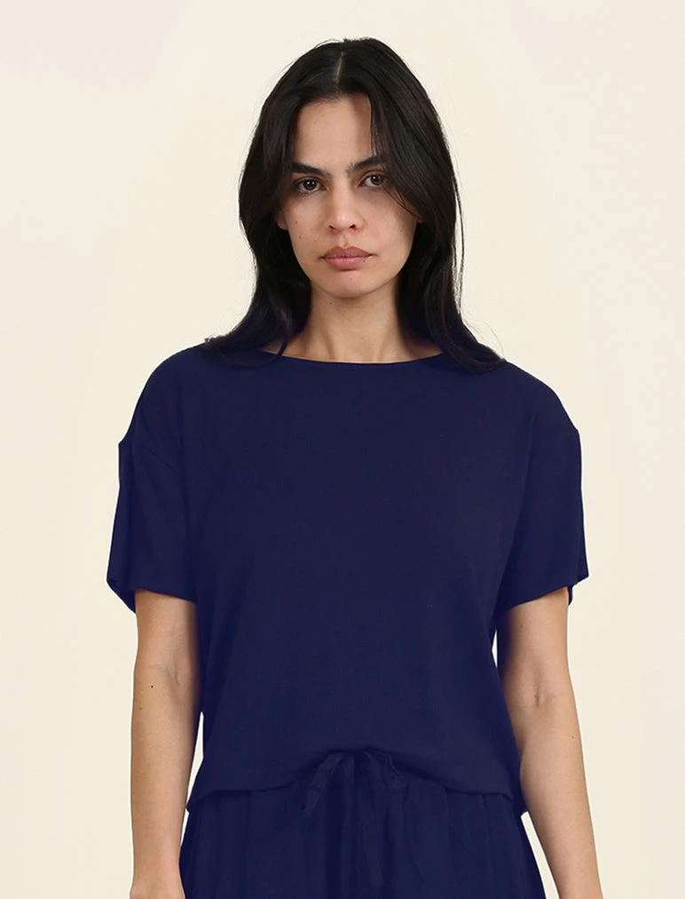 Luxe Rib Soft Touch Tee 3 Luxe Rib Soft Touch Tee