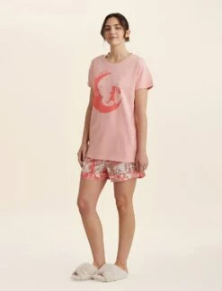 Karen Walker Dreamers Unite Short Sleeve Tee -Claudia Sale Shop 23833 124 KarenWalkerDreamersUniteSSTee ShellPink 0003