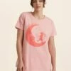 Karen Walker Dreamers Unite Short Sleeve Tee -Claudia Sale Shop 23833 124 KarenWalkerDreamersUniteSSTee ShellPink 0005