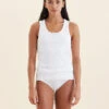 Buy 2 For $60 | Milla Rib Shelf Bra Henley Tank 1 Buy 2 For $60 | Milla Rib Shelf Bra Henley Tank -Claudia Sale Shop 23887 19 MillaRibShelfBraHenleyTank White 0013
