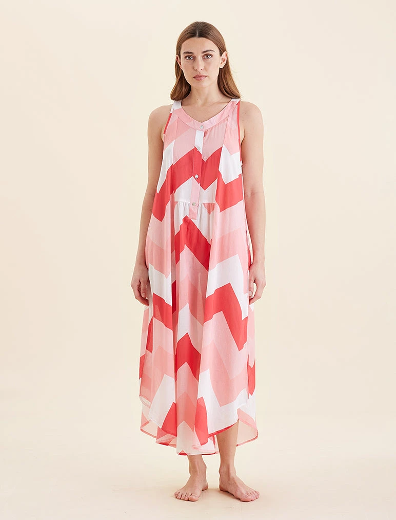 Ava Maxi Panel Front Nightie 5 Ava Maxi Panel Front Nightie - Image 3