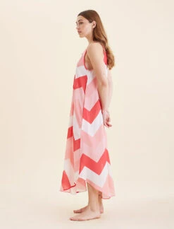 Ava Maxi Panel Front Nightie 12 Ava Maxi Panel Front Nightie -Claudia Sale Shop 24022 1639 AvaMaxiPanelFrontNightie Geranium 0003