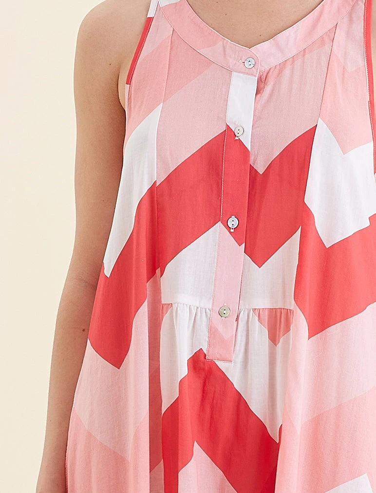 Ava Maxi Panel Front Nightie 4 Ava Maxi Panel Front Nightie - Image 2