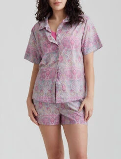 Nahla Shirt -Claudia Sale Shop 24102 1466 NahlaBoxerShort CashmereRose 24117 1466 NahlaSSlvShirt CashmereRose 0016