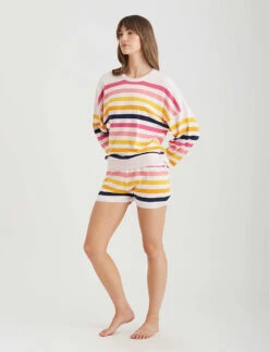 Riley Stripe Short -Claudia Sale Shop 24130 1503 RileyStripeLSTop SoftPink 0003 67ac544c 15a2 45ef 852d 1bb6f1bd3480