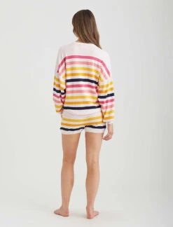 Riley Stripe Top -Claudia Sale Shop 24130 1503 RileyStripeLSTop SoftPink 0004