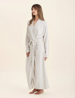 Cotton Cashmere Maxi Robe -Claudia Sale Shop 24187 73 CashmereMaxiEdgetoEdgeCardi Ecru 0002