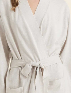 Cotton Cashmere Maxi Robe -Claudia Sale Shop 24187 73 CashmereMaxiEdgetoEdgeCardi Ecru 0006