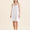 Ivy Organic Cotton Frill Strappy Nightgown -Claudia Sale Shop 24193 19 IvyOrganicCottonFrillStrappyNightie White 0002 d9a6df89 aae1 40ec a11a 89b4937a3e7f