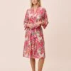 Clara Midi Robe -Claudia Sale Shop 24202 1640 ClaraMidiRobe Geranium 002