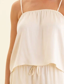 Audrey Mulberry Silk Camisole -Claudia Sale Shop 24215 143 AudreySilkCamisole Buttercream 0008