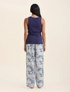 Papinelle Logo Tank -Claudia Sale Shop 24237 18 PapinelleLogoTank Navy 0005