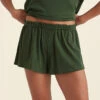 Jada Organic Cotton Knit Elastic-Waist Shorts