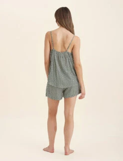 Anais Cami Boxer PJ Set -Claudia Sale Shop 24330 151 AnaisCamiBoxerPJSet ForestGreen 0005