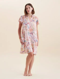 Bailey Flutter Sleeve Nightgown