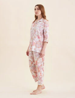 Ella Crop PJ Set With Eye Mask -Claudia Sale Shop 25023 1565 EllaCropPJSetwithEyeMask StrawberryIce 0003