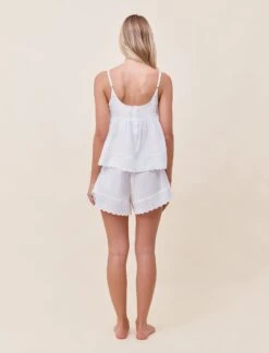 Millie Broderie PJ Set -Claudia Sale Shop 25034 19 MillieBroderiePJSet White 006