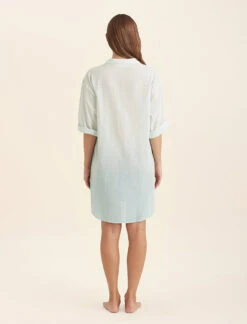 Ombre Nightshirt -Claudia Sale Shop 25036 1544 OmbreNightshirt Eggshell 0005