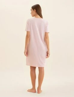 Jada Organic Cotton Knit Midi Nightgowns -Claudia Sale Shop 25071 38 JadaOrganicCottonKnitMidiNightie PapinellePink 0005
