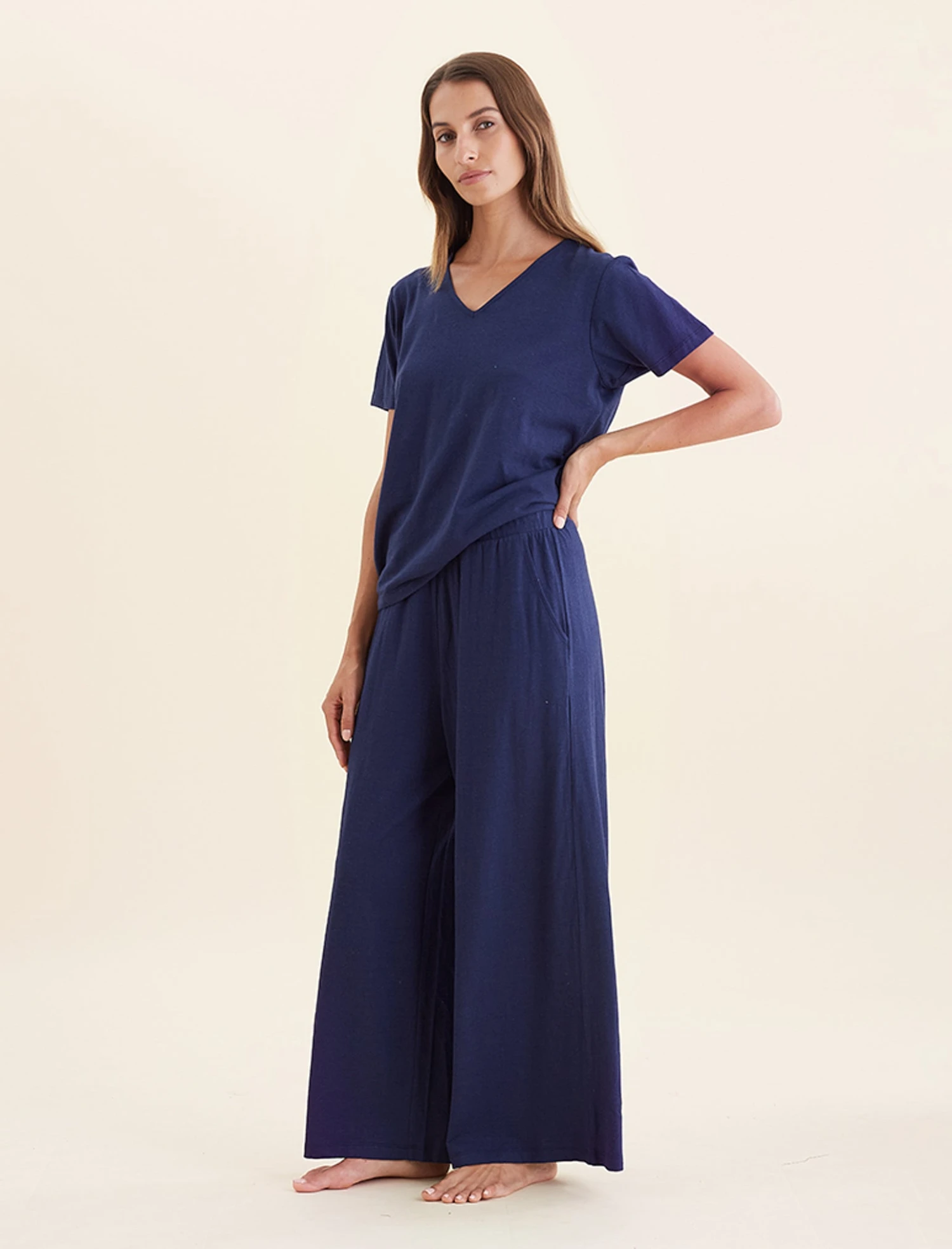 Maya Linen Cotton Full Length Pant 5 Maya Linen Cotton Full Length Pant - Image 4