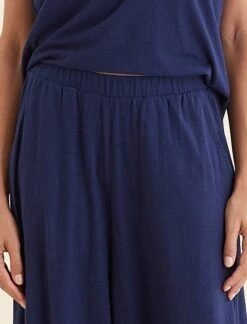 Maya Linen Cotton Full Length Pant 8 Maya Linen Cotton Full Length Pant -Claudia Sale Shop 25089 18 MayaLinenCottonFLPant Navy 0008