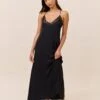 Talia Lace Front Maxi Nightgown 2 Talia Lace Front Maxi Nightgown -Claudia Sale Shop 25102 11 TaliaLaceFrontMaxiNightie Black 002