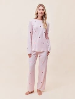 Jada Hearts Cotton Long Sleeve Tee And Straight Leg Pant 11 Jada Hearts Cotton Long Sleeve Tee And Straight Leg Pant -Claudia Sale Shop 25161 25163 38 JadaHeartsCottonLSTeeandStraightLegPant PapinellePink 001