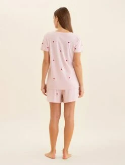 Jada Hearts Cotton Knit Boxer -Claudia Sale Shop 25162 38 JadaHeartsCottonKnitBoxer PapinellePink 0006