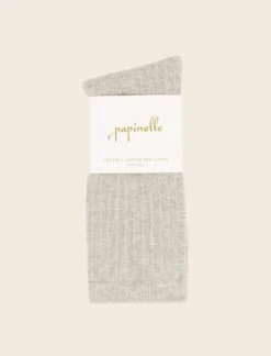 Organic Cotton Rib Socks
